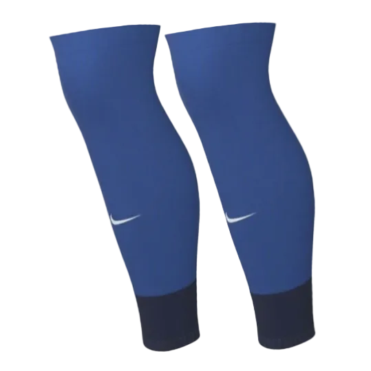 Nike Strike Dri-Fit Sleeves Shinguard Accessories Royal Blue/Midnight Navy Small/Medium - Third Coast Soccer