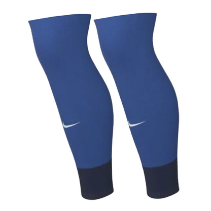Nike Strike Dri-Fit Sleeves Shinguard Accessories Royal Blue/Midnight Navy Small/Medium - Third Coast Soccer