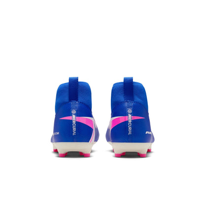 Nike Junior Mercurial Superfly 10 Academy FG - Racer Blue/White Youth Footwear - Third Coast Soccer