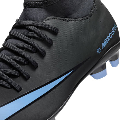 Nike Junior Mercurial Superfly 10 Club FG - Black/Blue Ice Youth Footwear - Third Coast Soccer