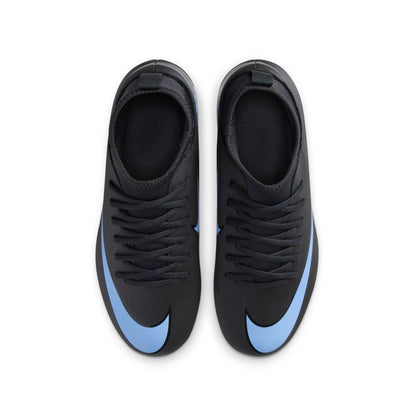Nike Junior Mercurial Superfly 10 Club FG - Black/Blue Ice Youth Footwear - Third Coast Soccer