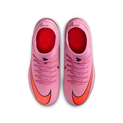 Nike Junior Mercurial Superfly 10 Club FG - Magic Flamingo/Black/Total Crimson Youth Footwear - Third Coast Soccer