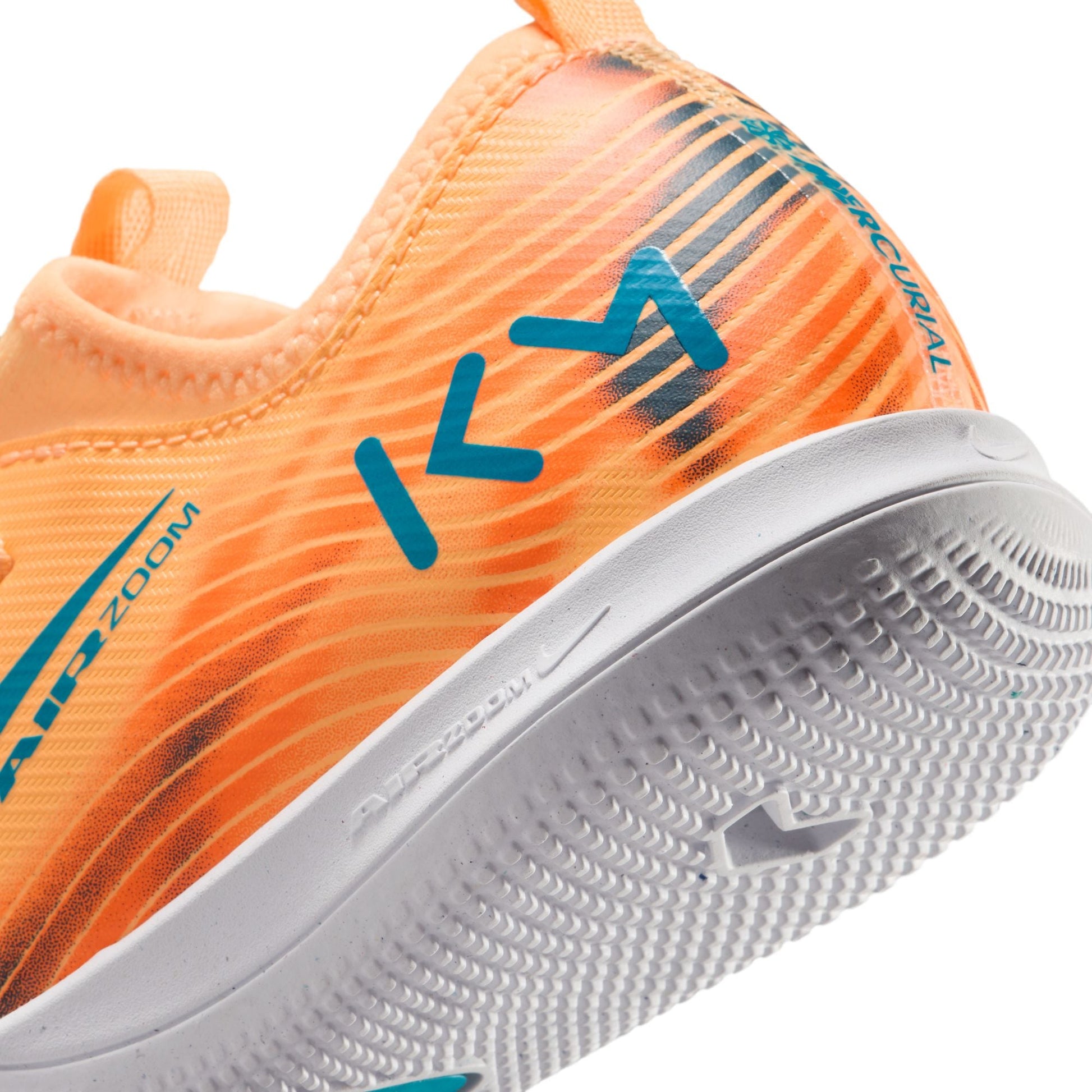 Nike Youth Mercurial Vapor 16 Academy Mbappe IC - Melon/Turquoise Youth Footwear - Third Coast Soccer