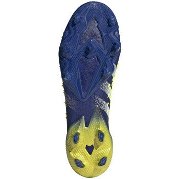 adidas Predator Freak .1 Fg - Black/White/Royal Mens Firm Ground Black/Solar Yellow/Team Royal Mens 8 - Third Coast Soccer
