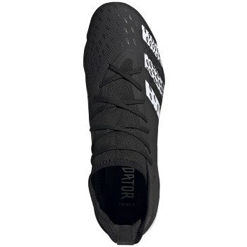 adidas Predator .3 Turf - Black/White Men's Footwear Closeout   - Third Coast Soccer