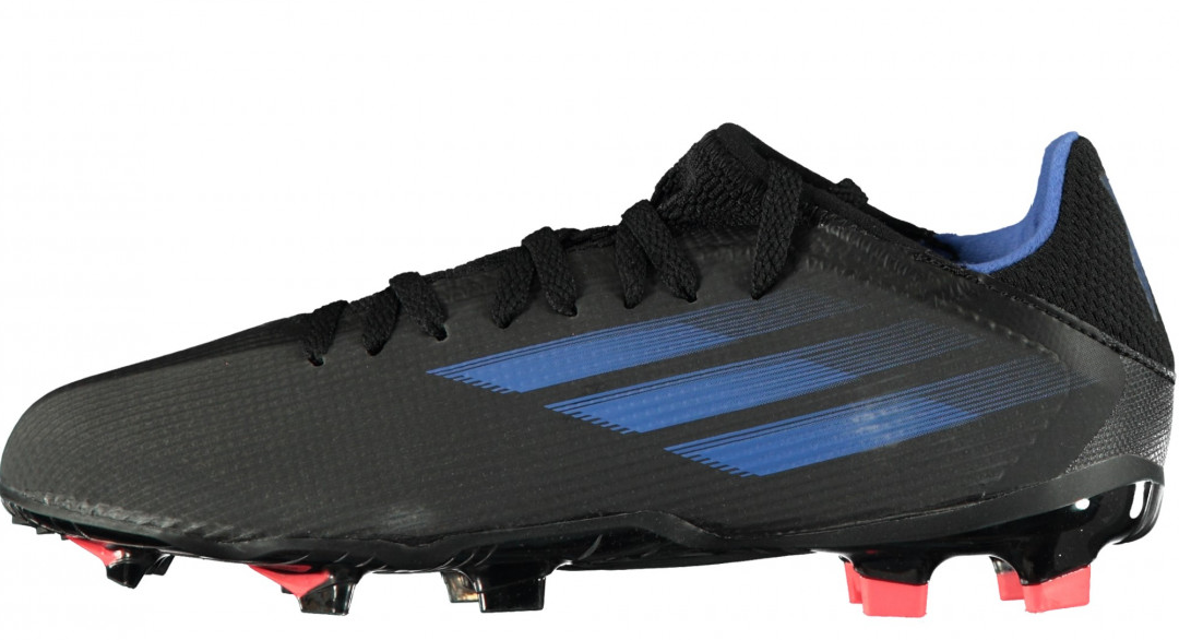 adidas X Speedflow .3 Junior Fg - Core Black/Sonic Ink Youth Firm Ground Core Black/Ink/Yellow 1 - Third Coast Soccer