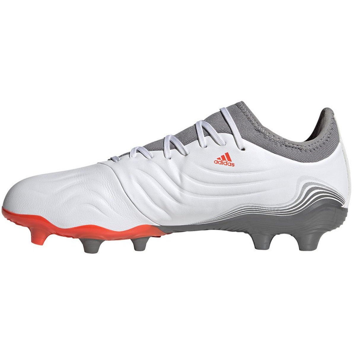 ADIDAS COPA SENSE .3 FG Mens Firm Ground Mens 7 Feather Wht/Solar Red/Iron Met - Third Coast Soccer
