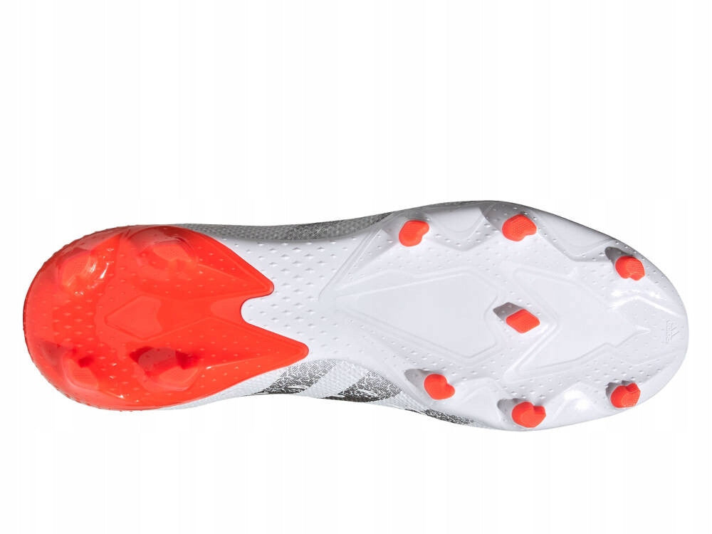 ADIDAS PREDATOR FREAK .3 FG Mens Firm Ground Mens 7.5 Feather Wht/Iron Met/Solar Red - Third Coast Soccer