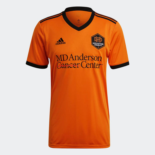 adidas Houston Dynamo Home Jersey 21/22 Club Replica Closeout Univeristy Orange Mens Small - Third Coast Soccer