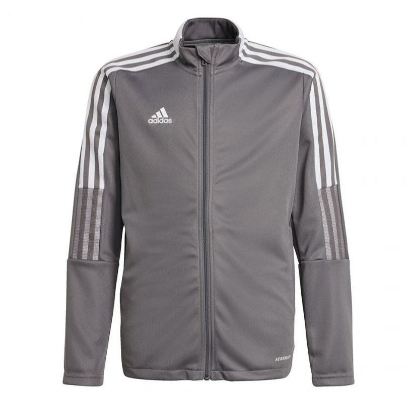 adidas Youth Tiro 21 Track Jacket -Grey Jackets   - Third Coast Soccer