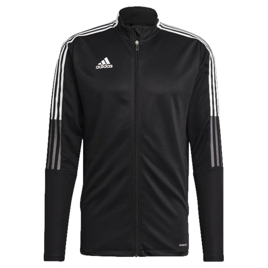 adidas Men's Tiro 21 Track Jacket - Black/White apparel closeout - Third Coast Soccer