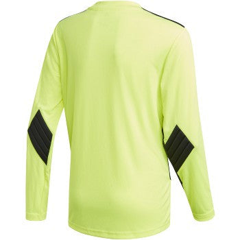 adidas Youth Squadra 21 Goalkeeper LS Jersey - Solar Yellow/Black Goalkeeper   - Third Coast Soccer