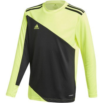 adidas Youth Squadra 21 Goalkeeper LS Jersey - Solar Yellow/Black Goalkeeper Team Solar Yellow/Black Youth XSmall - Third Coast Soccer