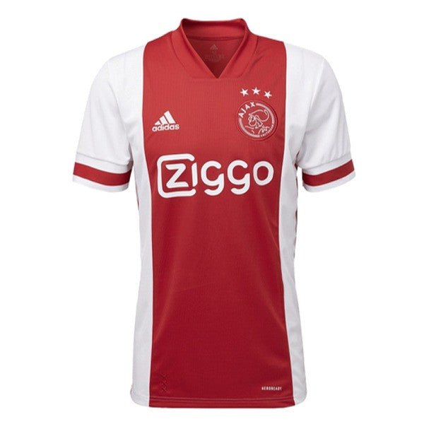 adidas Ajax Home Jersey 21/22 Club Replica Mens Small White/Team College Red - Third Coast Soccer