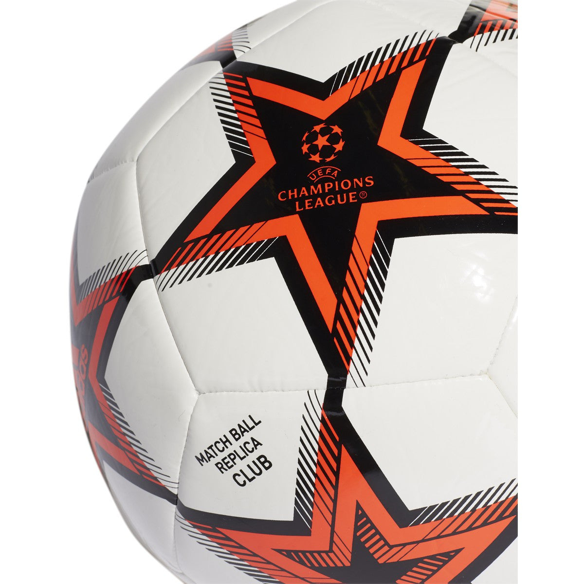 Adidas UCL Club Pyrostorm Ball - White/Black/Solar Red Balls Size 5 White/Black/Solar Red - Third Coast Soccer