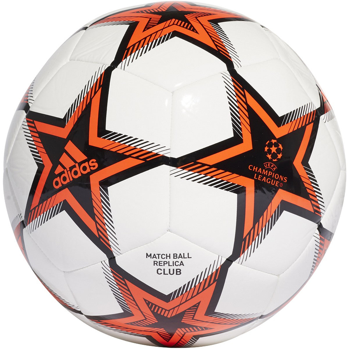 Adidas UCL Club Pyrostorm Ball - White/Black/Solar Red Balls Size 3 White/Black/Solar Red - Third Coast Soccer