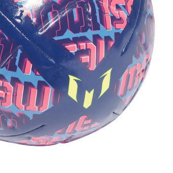 Adidas Messi Club Ball - Victory Blue/Focus Blue/Shock Pink Equipment Size 4 Victory Blue/Focus Blue/Shock - Third Coast Soccer