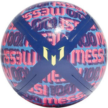 Adidas Messi Club Ball - Victory Blue/Focus Blue/Shock Pink Equipment Size 5 Victory Blue/Focus Blue/Shock - Third Coast Soccer