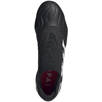 adidas Copa Sense.3 Laceless FG - Black/White Men's Footwear Closeout Core Black/White/Vivid Red Mens 7 - Third Coast Soccer