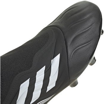adidas Copa Sense.3 Laceless FG - Black/White Men's Footwear Closeout Core Black/White/Vivid Red Mens 8 - Third Coast Soccer