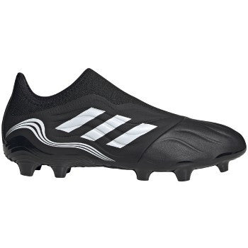 adidas Copa Sense.3 Laceless FG - Black/White Men's Footwear Closeout Core Black/White/Vivid Red Mens 6.5 - Third Coast Soccer