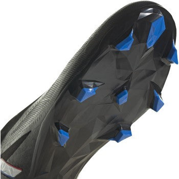 adidas Predator Edge.3 Laceless FG - Black/White/Vivid Red Mens Footwear   - Third Coast Soccer
