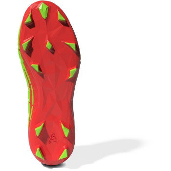 adidas Junior Predator Edge+ FG - Solar Red/Solar Green/Black Youth Footwear Closeout Youth 5 Solar Red/Solar Green/Bla - Third Coast Soccer
