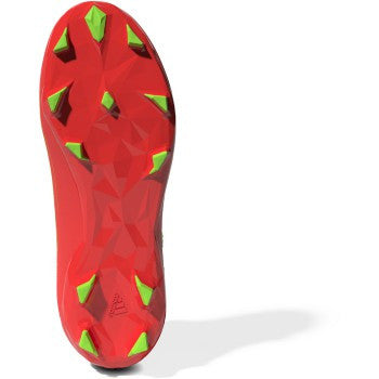 adidas Junior Predator Edge.3 Laceless FG - Solar Red/Solar Green/Black Youth Firm Ground Youth 3 Solar Red/Solar Green/Blac - Third Coast Soccer