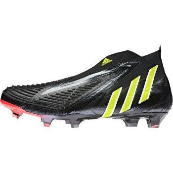 adidas Predator Edge+ FG - Black/Solar Yellow/Solar Red Mens Footwear Black/Solar Yellow/Solar Red Mens 7.5 - Third Coast Soccer