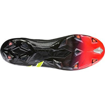 adidas Predator Edge+ FG - Black/Solar Yellow/Solar Red Mens Footwear   - Third Coast Soccer