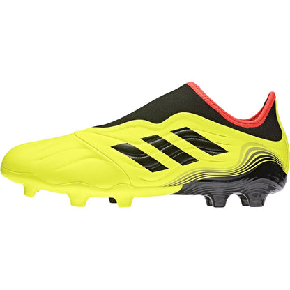 adidas Copa Sense.3 Laceless FG - Solar Yellow/Black/Solar Red Men's Footwear Closeout Solar Yellow/Black/Solar Red Mens 6.5 - Third Coast Soccer