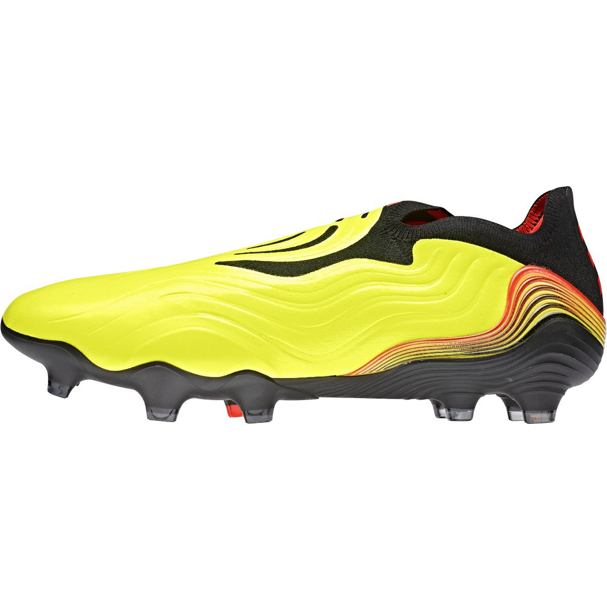 Adidas Copa Sense+ FG - Solar Yellow/Black/Solar Red Mens Footwear Mens 7.5 Team Solar Yellow/Solar Red/Blk - Third Coast Soccer