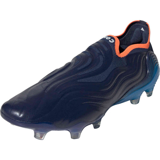 Adidas Copa Sense + FG - Team Navy Blue/White/Blue Rush Mens Footwear Mens 7 Team Navy Blue/White/Blue Rush - Third Coast Soccer