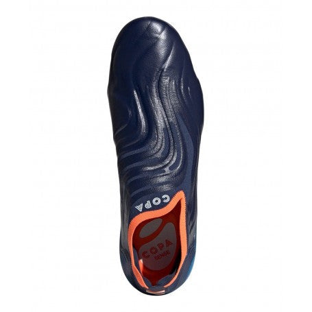 Adidas Copa Sense + FG - Team Navy Blue/White/Blue Rush Mens Footwear Mens 7.5 Team Navy Blue/White/Blue Rush - Third Coast Soccer