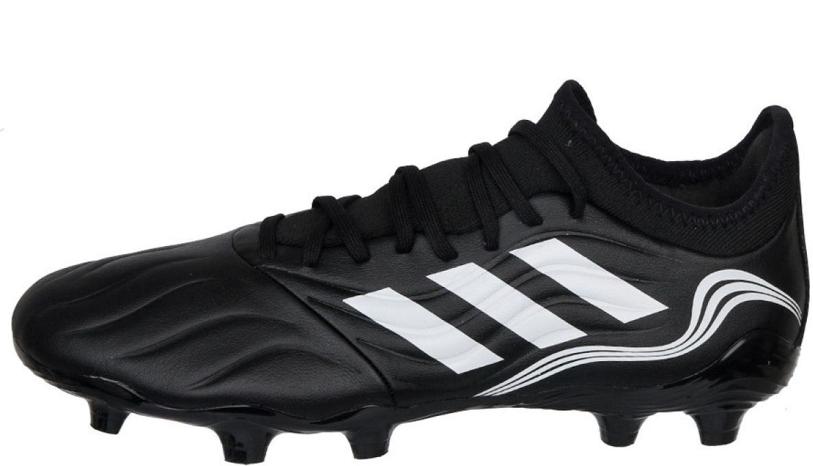 adidas Copa Sense.3 FG -  Black/White/Vivid Red Mens Footwear Core Black/White/Vivid Red Mens 7 - Third Coast Soccer