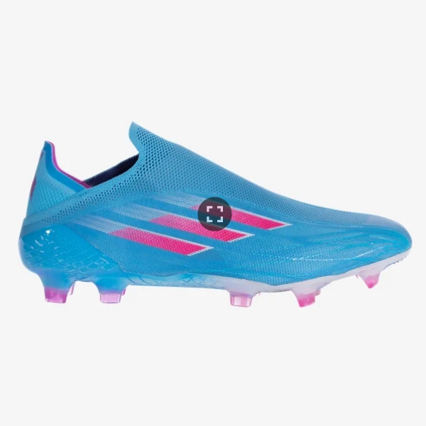 adidas X Speedflow + FG - Sky Rush/Shock Pink Mens Footwear Mens 8.5 Sky Rush/Team Shock Pink/White - Third Coast Soccer