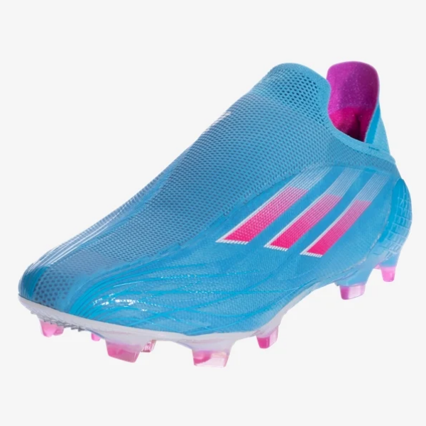 adidas X Speedflow + FG - Sky Rush/Shock Pink Mens Footwear Mens 8 Sky Rush/Team Shock Pink/White - Third Coast Soccer