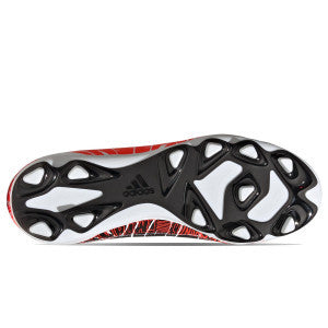 adidas Junior X Speedportal Messi.4 - White/Black/Solar Red Youth Firm Ground   - Third Coast Soccer