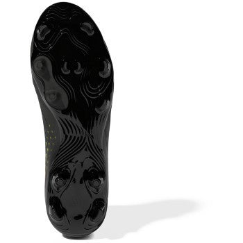 adidas Copa Sense .3 Laceless FG - Core Black/Cyan/Solar Yellow Men's Footwear Closeout   - Third Coast Soccer
