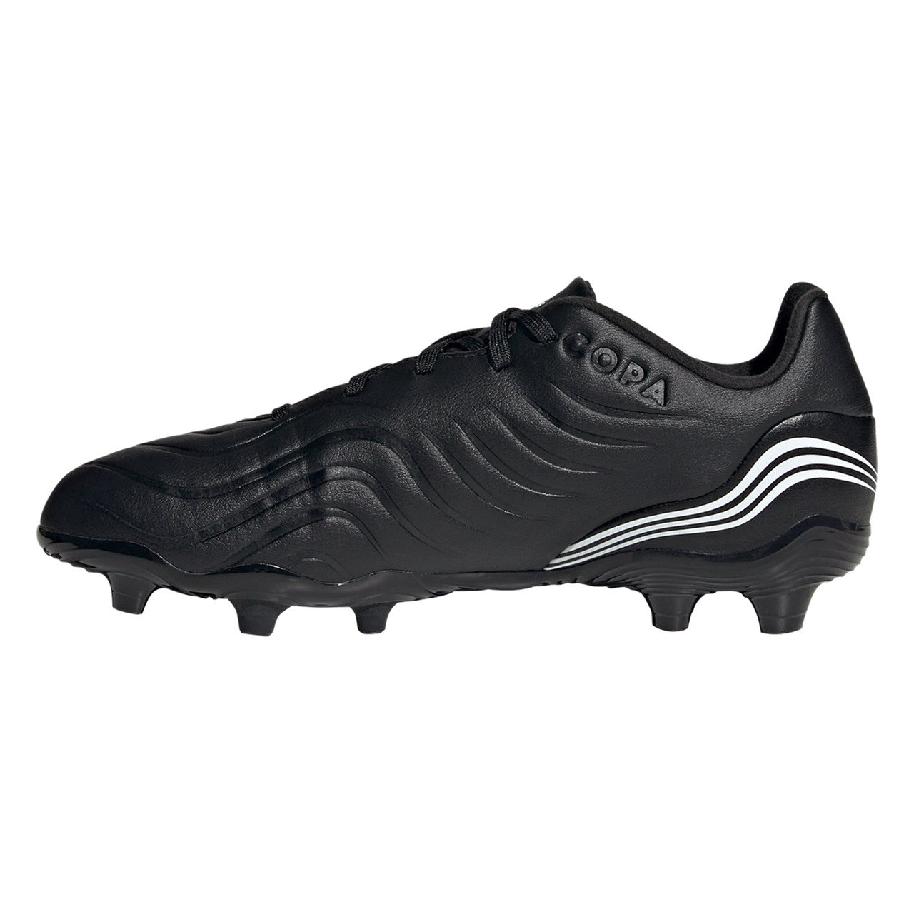 adidas Junior Copa Sense.3 FG - Black/White Youth Footwear Closeout   - Third Coast Soccer