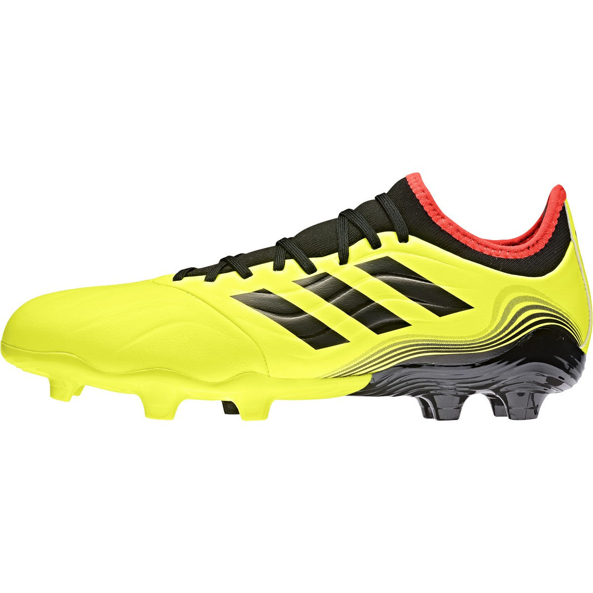adidas Copa Sense.3 FG - Solar Yellow/Black/Solar Red Mens Footwear Solar Yellow/Black/Solar Red Mens 6.5 - Third Coast Soccer