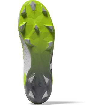adidas Predator Accuracy.2 FG - White/Black/Lucid Lemon Mens Footwear   - Third Coast Soccer