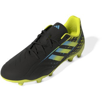 Adidas Junior Copa Sense.3 FG -  Core Black/Bright Cyan/Solar Yellow Youth Footwear Youth 10.5 Core Black/Bright Cyan/Yellow - Third Coast Soccer