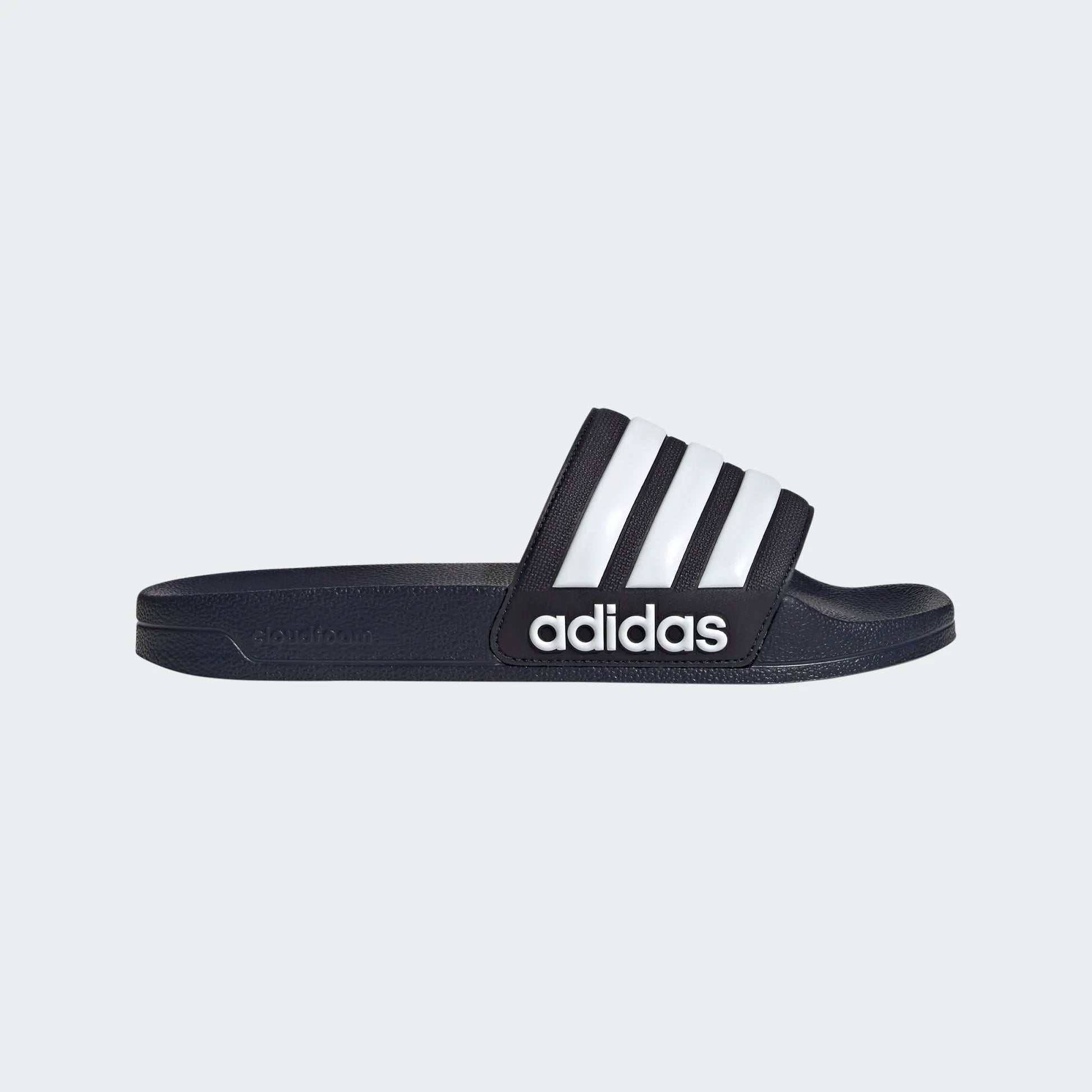 adidas Adilette Shower Slide - Legend Ink/White Mens Sandals   - Third Coast Soccer