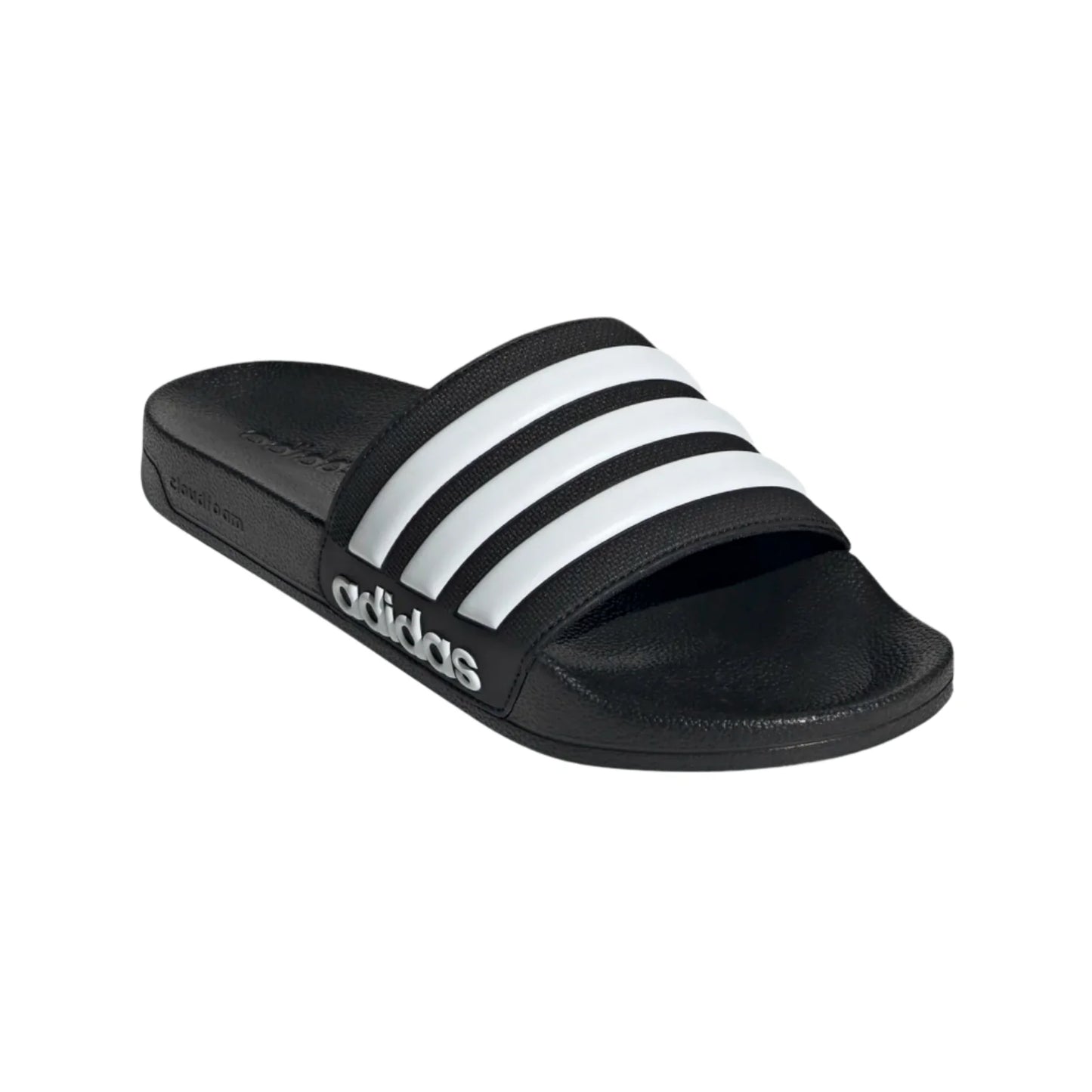 adidas Adilette Shower Slide - Black/White Mens Sandals Black/White Mens 6 - Third Coast Soccer