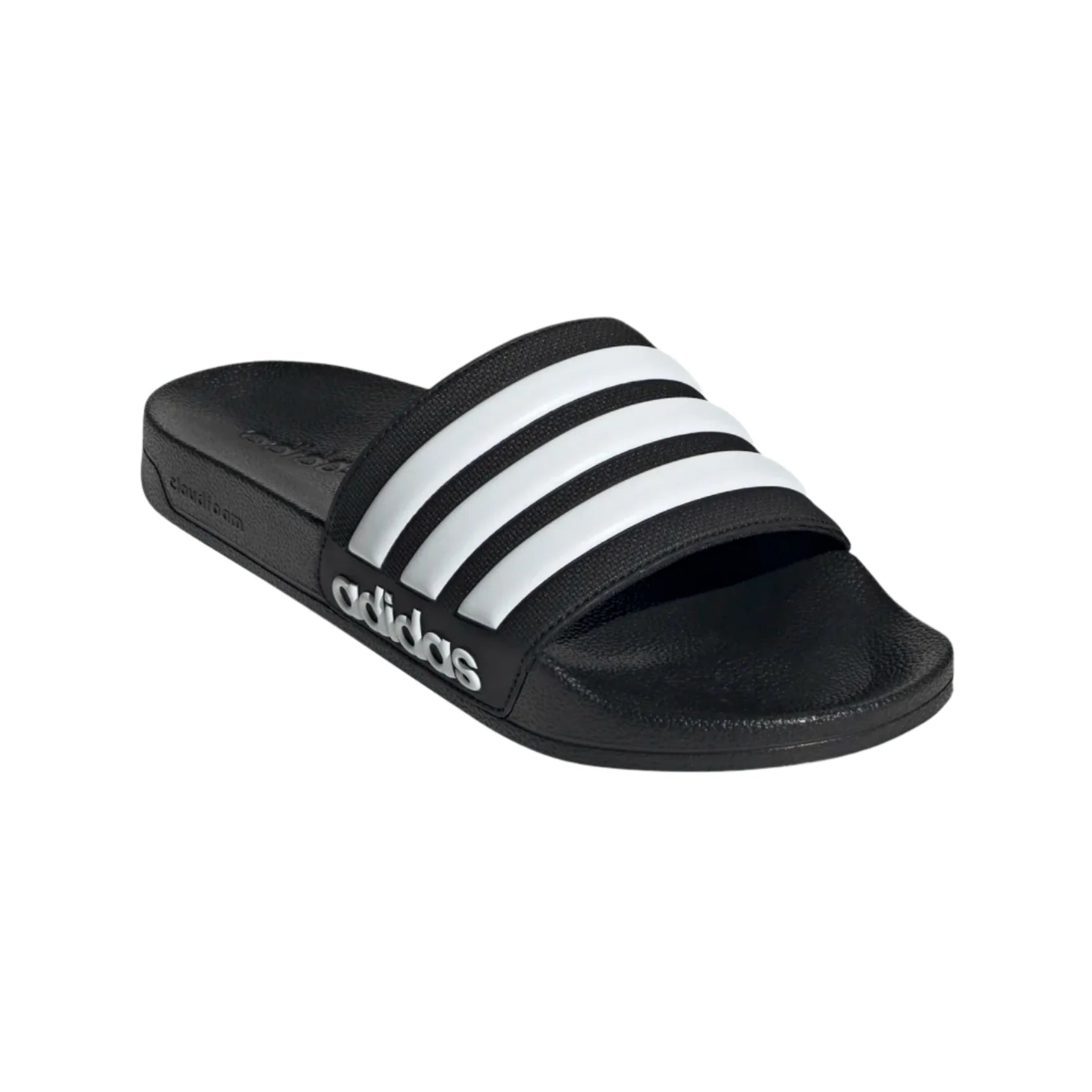 adidas Adilette Shower Slide - Black/White Mens Sandals Black/White Mens 6 - Third Coast Soccer