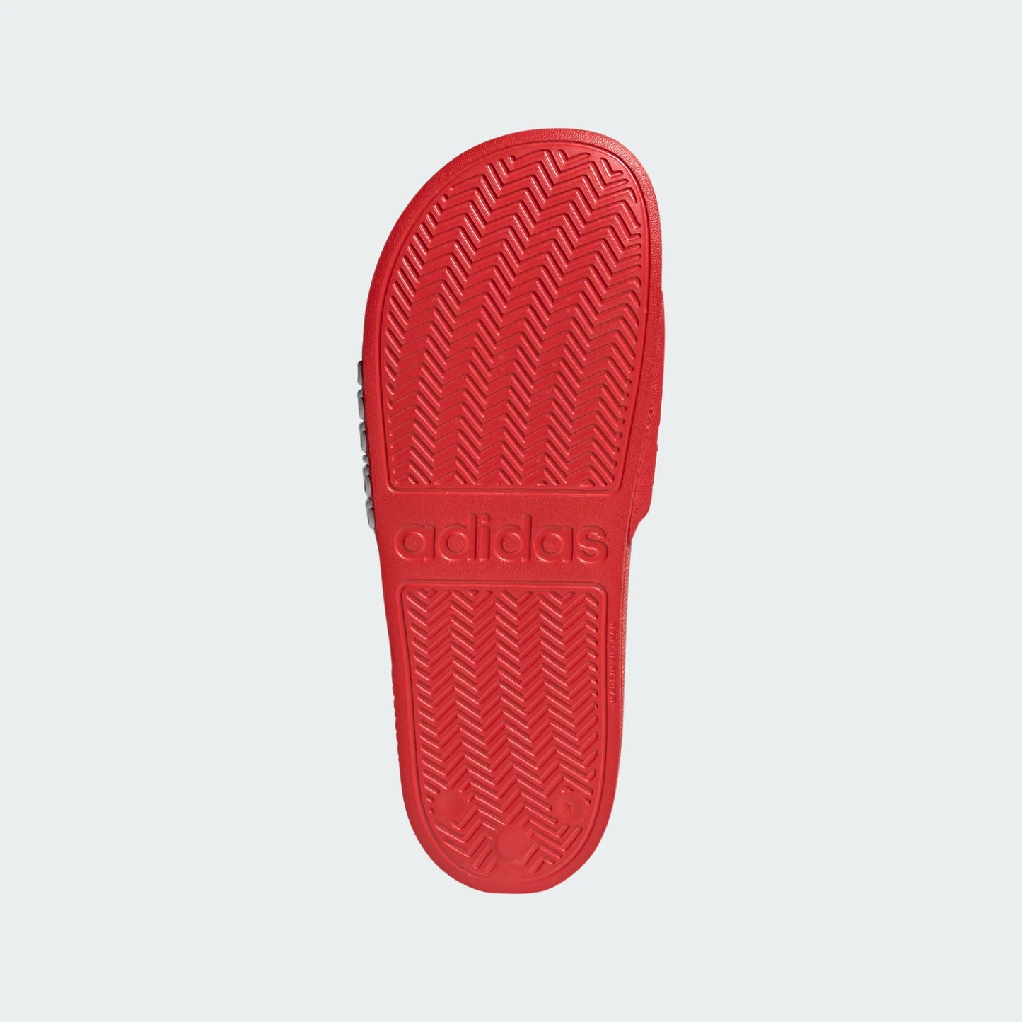 adidas Adilette Shower Slide - Red/White Mens Sandals   - Third Coast Soccer