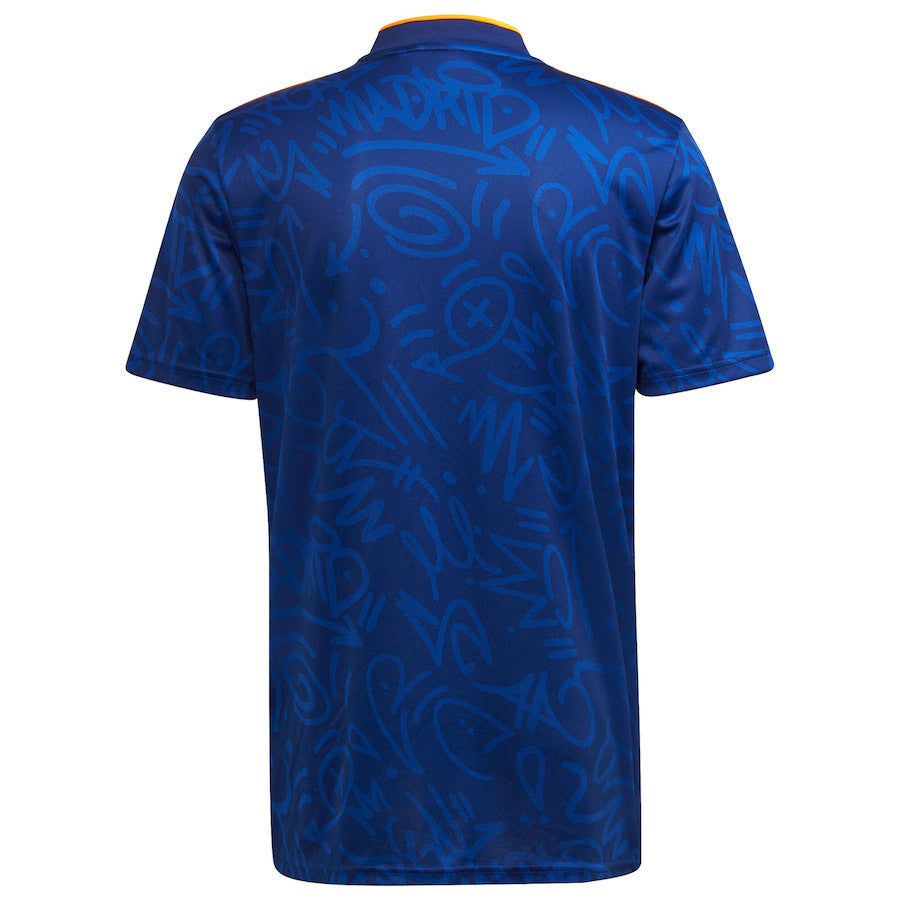 adidas Real Madrid Away Jersey 21/22 Club Replica Mens Medium Victory Blue - Third Coast Soccer