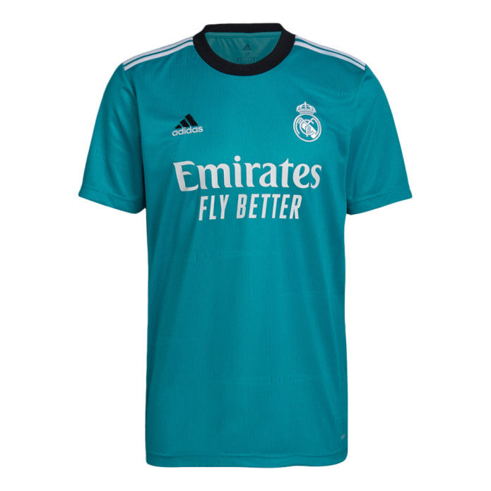 Adidas Real Madrid Third Jersey 21/22 Club Replica Mens Small Hi Res Aqua - Third Coast Soccer