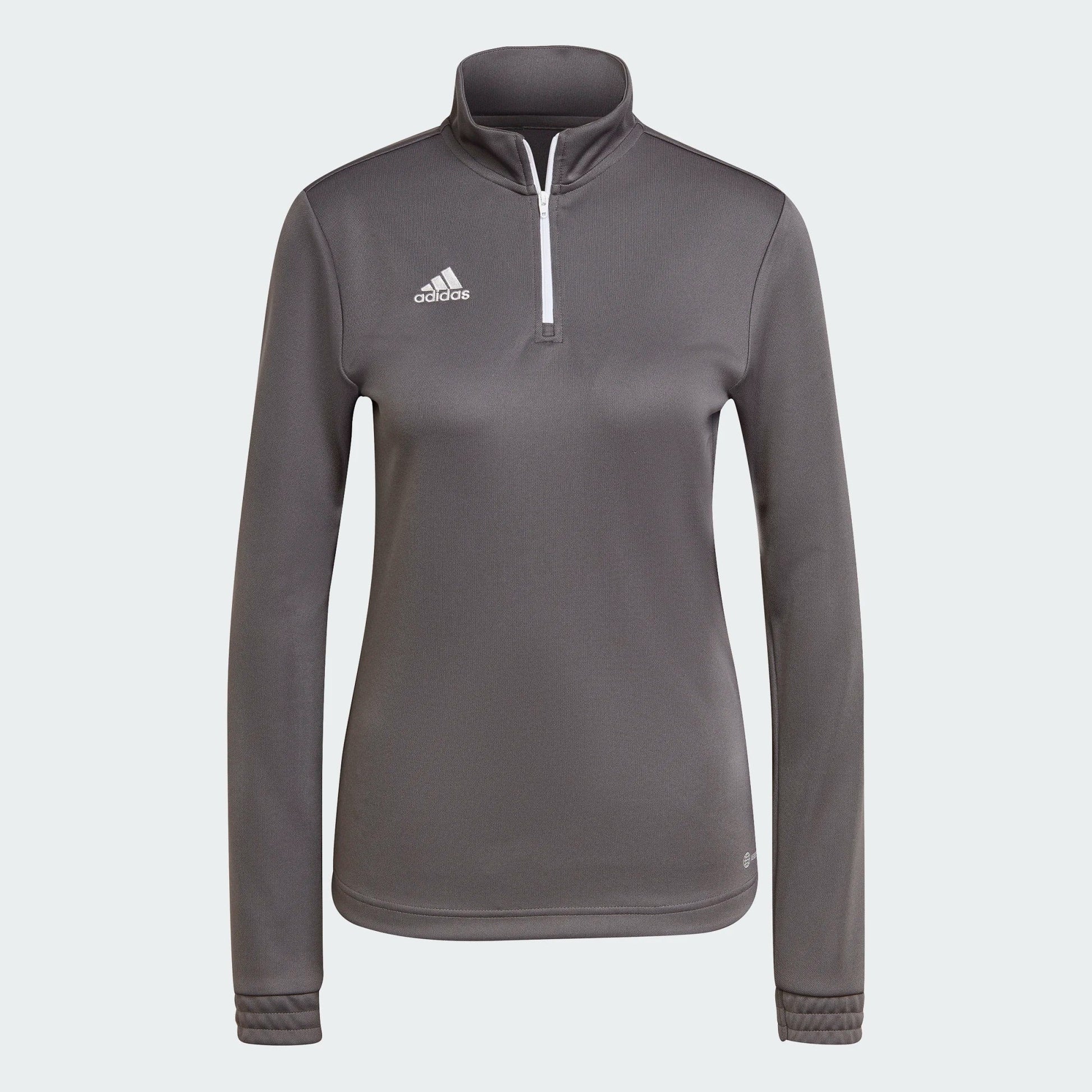 adidas Women's Entrada 22 Training Top - Grey Training Wear   - Third Coast Soccer